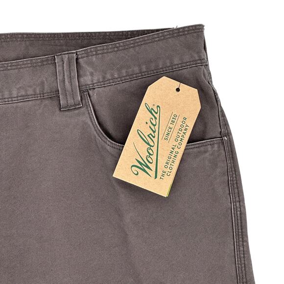 Woolrich Nomad Midweight Canvas Shorts Mens Size 40 Slate Gray 8" - Picture 2 of 6